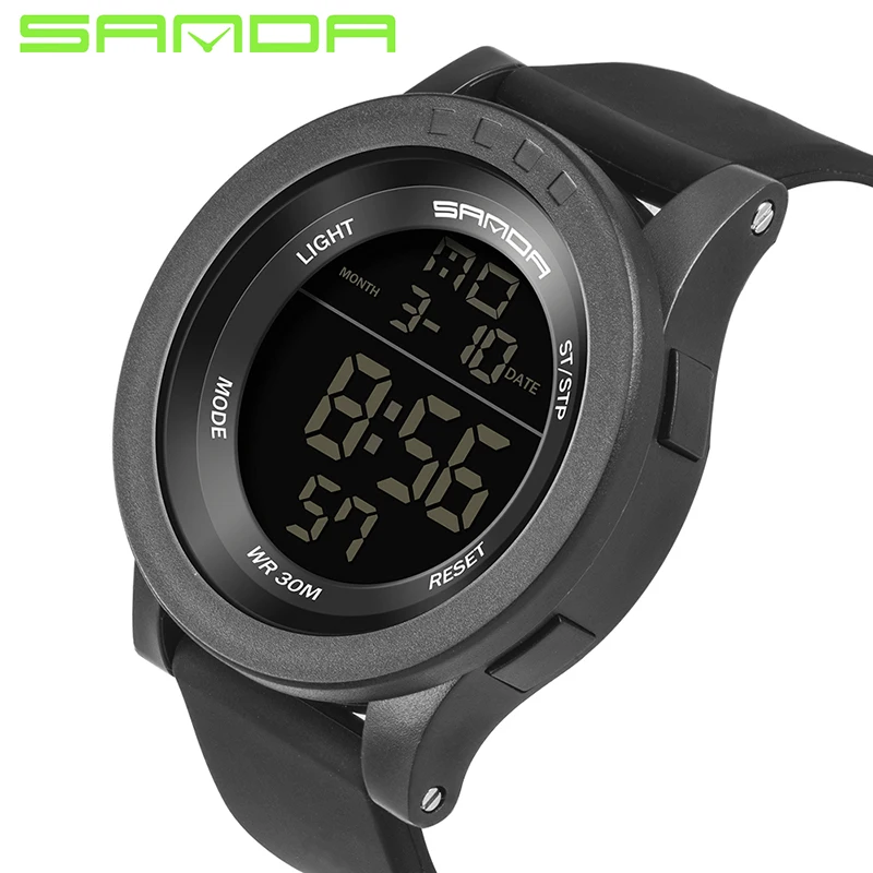 2017 SANDA Sport Digital Watch Men Top Brand Luxury Famous Military Wrist Watches For Male Clock