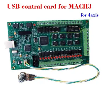 Gran oferta 2017, Mach3, 4 ejes, tarjeta USB a paralelo para enrutador cnc