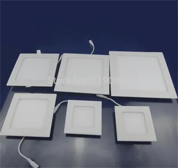 

Fashion 3W/6W/9W/12W/15W/18W/24W led ceiling light cool white/warm white AC85-265V panel light