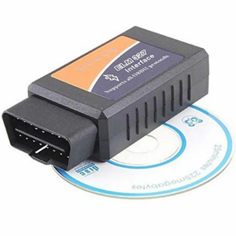 10 шт. Elm 327 Bluetooth Автомобильный сканер ELM327 Bluetooth OBDII V2.1 CAN-BUS диагностический сканер obd2