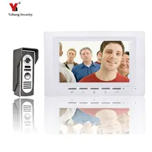 Yobang Security Home Color Video Door Phone Door bell Video Intercom Monitor Kit IR Night Vision Camera Door bell for Apartment