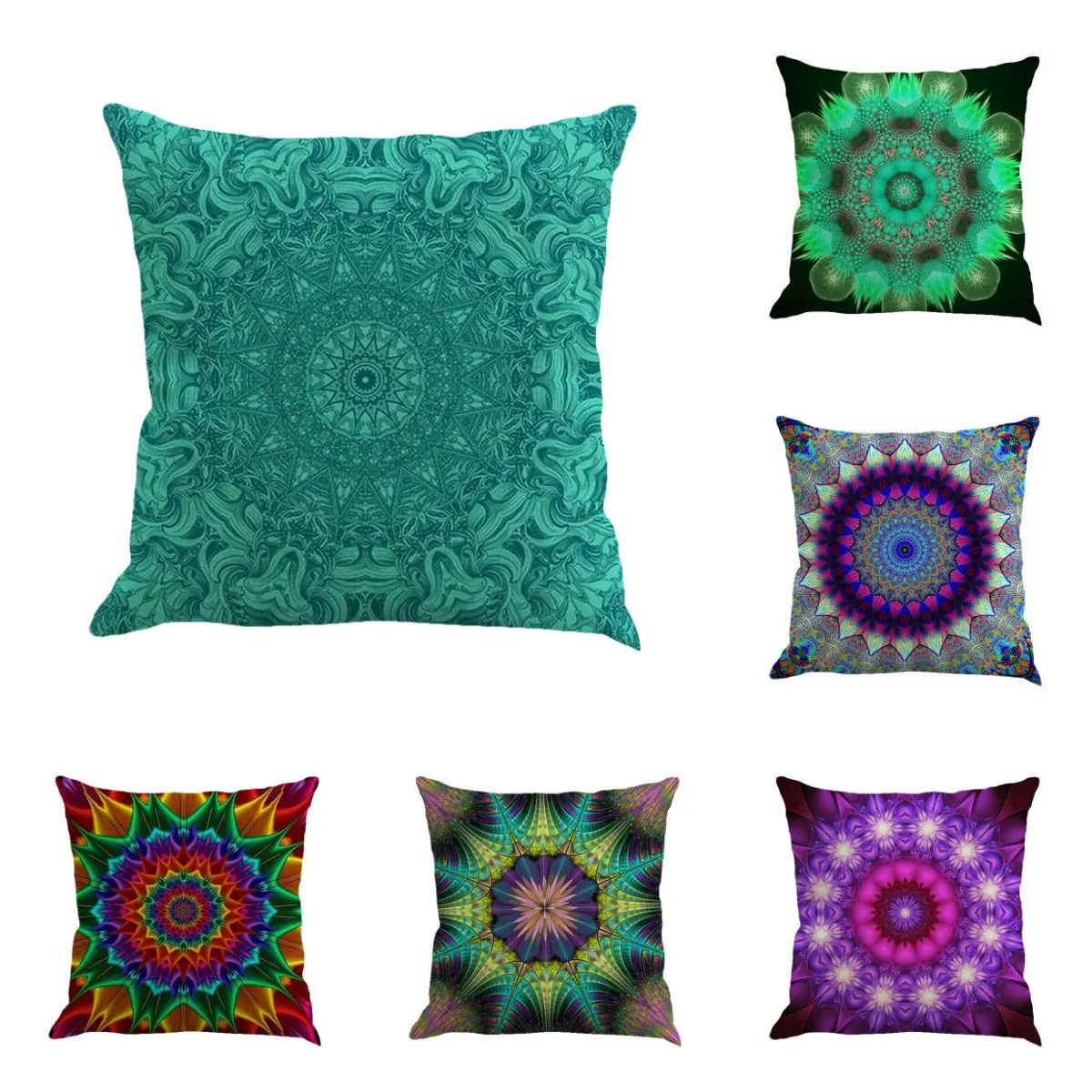 

6 Patterns New Bohemian Style Geometric Cushion Cover Linen Pillow Cover Decorative Pillow Case Home Decor Para Sofa Cover