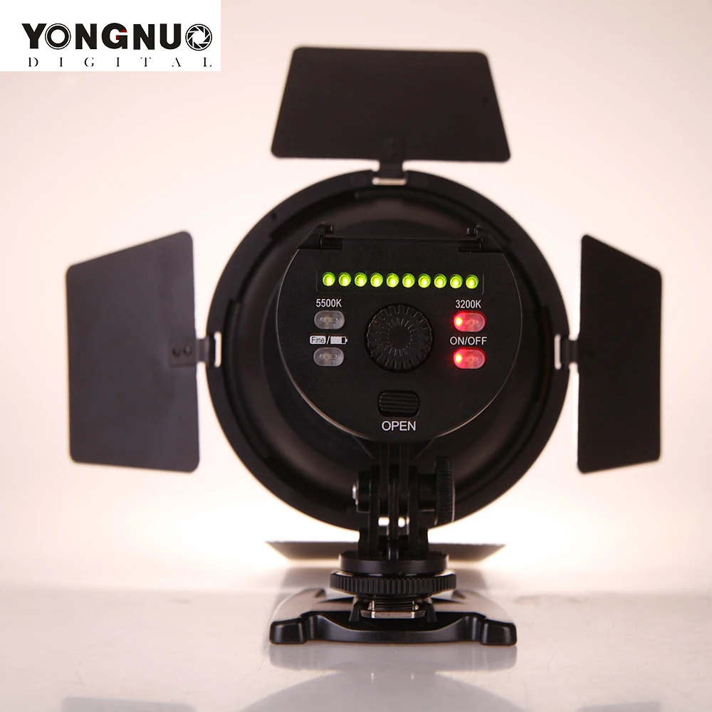 YONGNUO YN216 видео свет 3200K/5500K светодиодный с 4 цветными фильтрами пластины для Canon Nikon