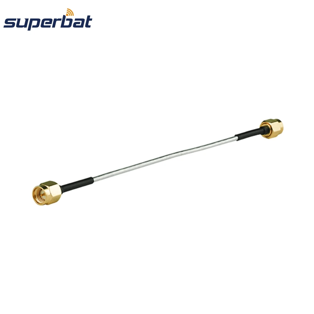 Superbat SMA Male to Straight Connector Pigtail Cable RG405 100cm for GSM CDMA 3G 4G GPS WIFI DAB Ham TV Antenna