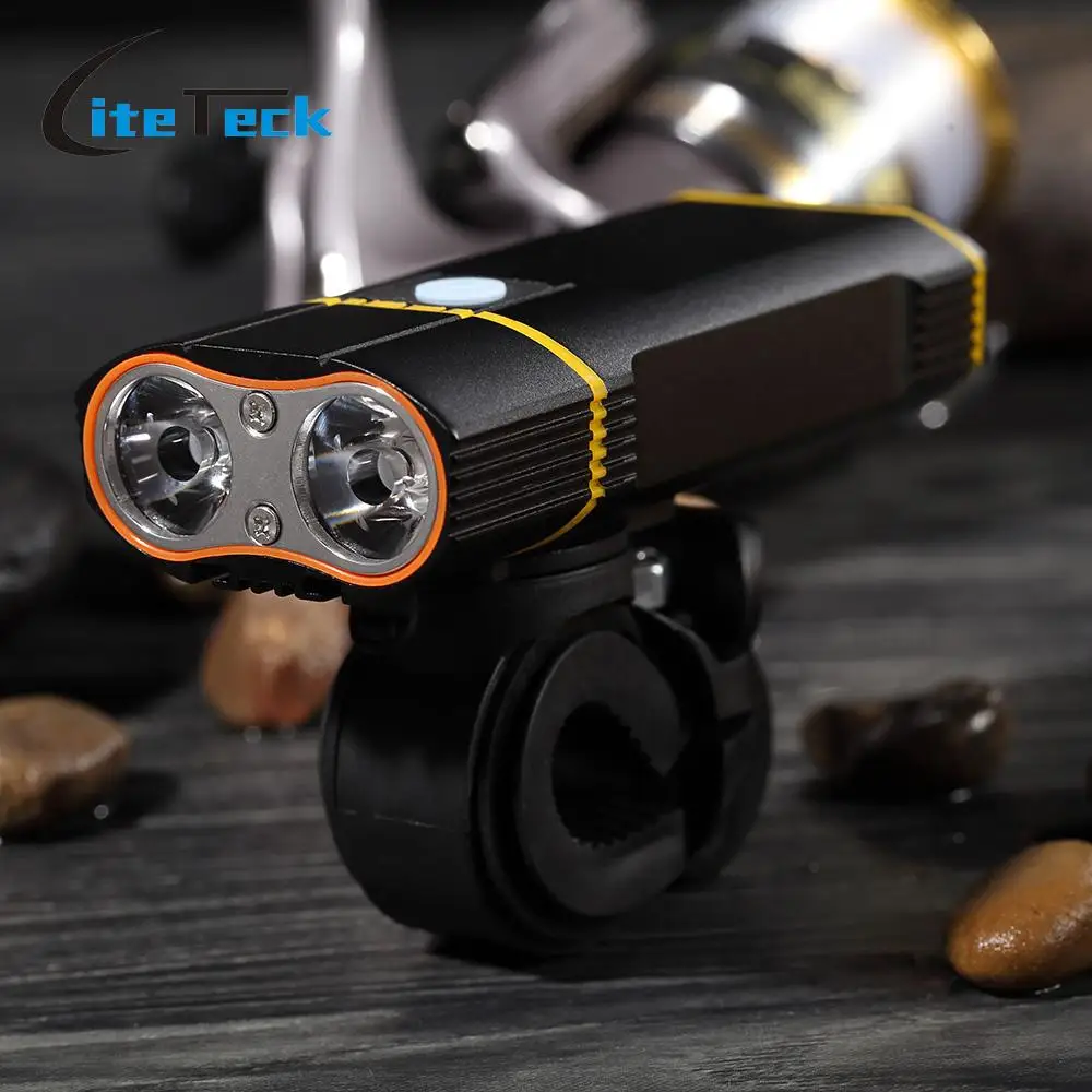 Super Bright Bicycle Light USB Rechargeable 800 Lumens Headlight Front