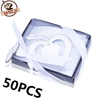 

50 Pcs Bulk My Heart Bookmark For Party Boy Girl Baby Shower Souvenirs Graduation Baptism Wedding Favour And Gifts For Guest
