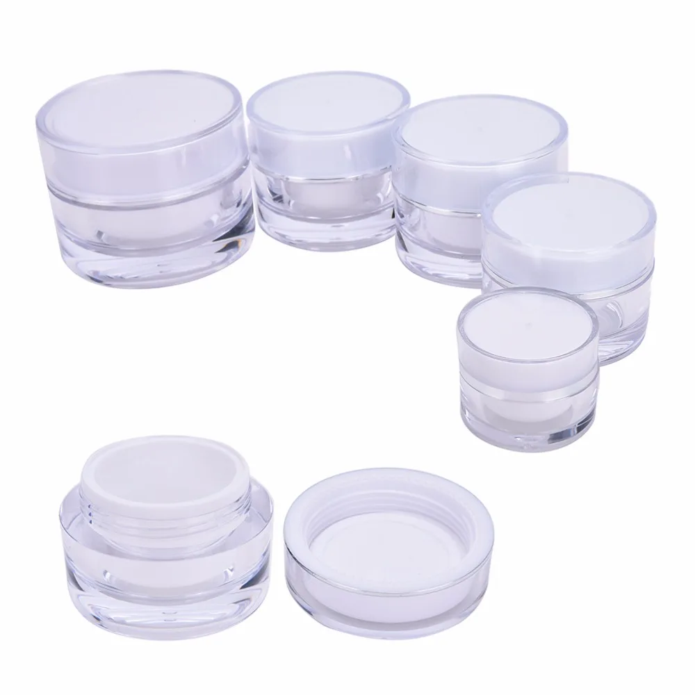1Pcs Small Cosmetic Empty Jar Pot Eyeshadow Makeup Face Cream Container Bottle for Women Beauty Tool Supply