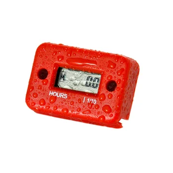 

LCD Inductive digital hour meter For jet ski Motorcycle Snowmobile marine ATV lawn mower glider paramotor Motor Red