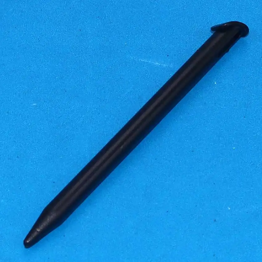 ChengHaoRan 10 шт. пластмассовый Стилус ручка с сенсорным экраном для nintendo new 3 DS XL 3 DSLL игровая консоль, белый черный - Цвет: Black