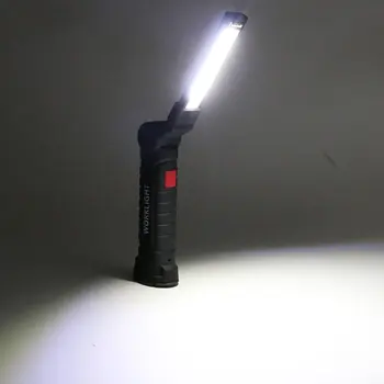 

Handheld USB Charging COB Movable Work Light Folding LED Work Torch Repairing Emergency Flashlight Work Lamp Drop Shipping Sale