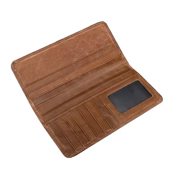 

2018 New Luxury Vintage Men's Long Wallet High Quality Clutch Wallet for Male Fashion Casual ID Card Holder Hot Sale Purses