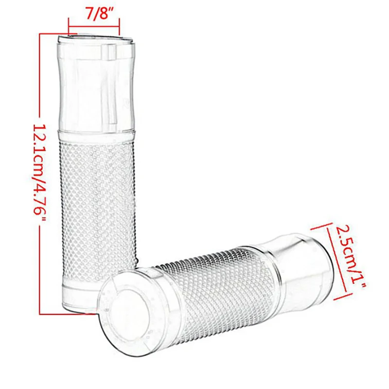 Evomosa CNC алюминиевый резиновый гелевый мотоциклетные рукоятки без скольжения мотор рукоятки 7/" 22 мм ручка для мотоцикла Велосипеды черный 2 шт