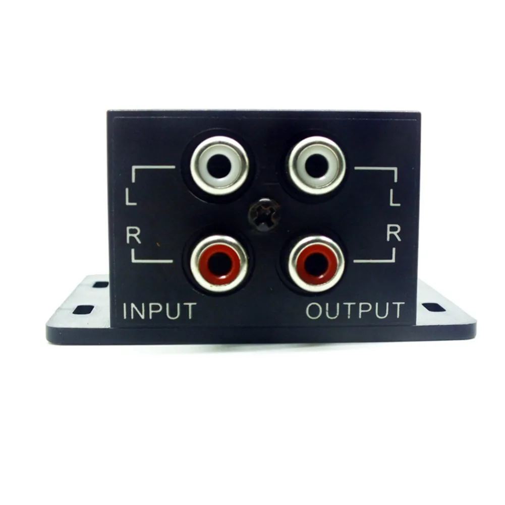 Автомобильный усилитель мощности регулятор Аудио Бас Сабвуфер эквалайзер кроссовер контроллер RCA Регулировка уровня громкости для домашнего использования