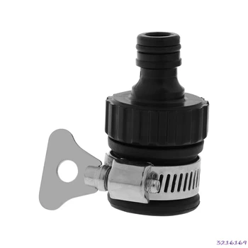 

Plastic Water Faucet Connector Hose Tap Adapter For Transfer 14-24mm Dia Taps