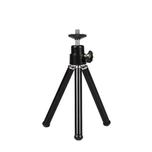 Kaliou Black Aluminium Table Desk Mini Tripod Travel Stand Holder for Gopro 7 6 5 4 3+ 3 2 1 Mobile Phone iPhone Samsung Huawei'