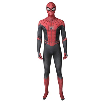 

Spider-Man Far From Home Costume Peter Benjamin Parker Cosplay Jumpsuit Superhero Spiderman Zentai Bodysuit Men Halloween Outfit