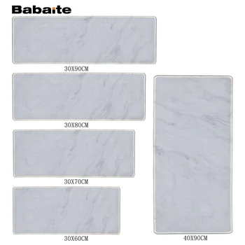 

Babaite Colorful White Marble Feature Characters Design Speed Control Gaming Surface Mouse Pad Computer Notebook Mice Mat