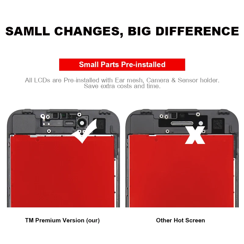 iphone 8 plus lcd screen replacement cost brands