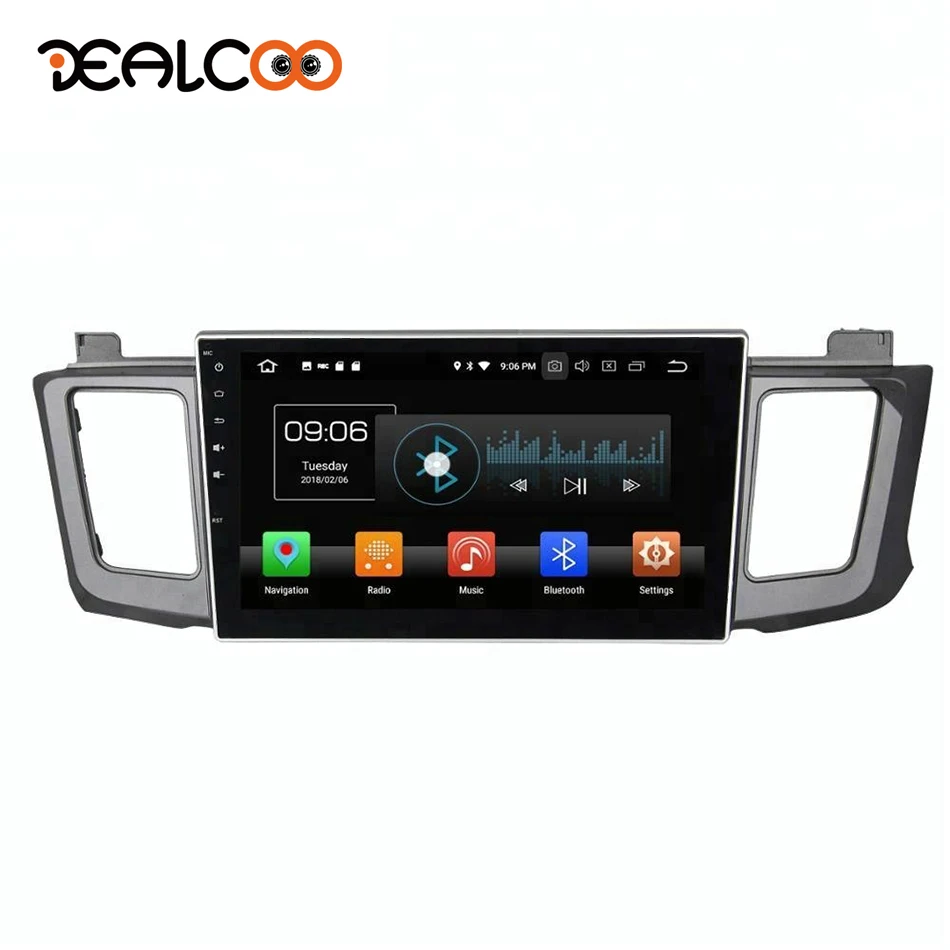 

Dealcoo 10' IPS Screen 2 Din Car Radio Android 8.0 Car DVD Player Autoradio Multimedia GPS Navigation for TOYOTA RAV4 2012-2015