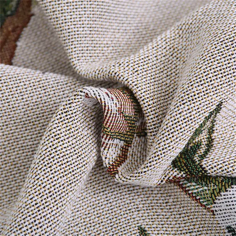 Fleurs-oiseaux-coton-couverture-tricot-multi-fonction-tapis-lits-Table-tissu-canap-couvertures-tricot-serviette-plage (4)