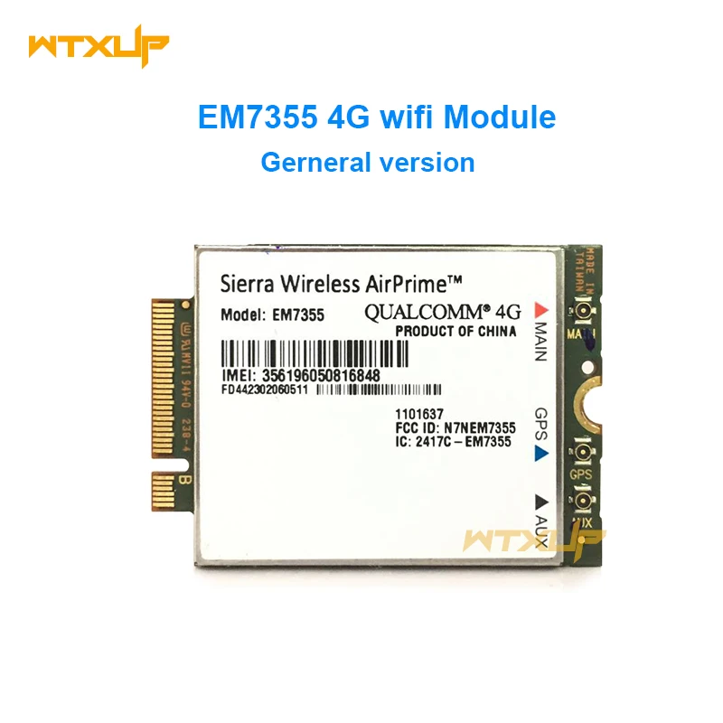 4G модуль для Sierra Wireless airprime EM7355 Gobi5000 WWAN к оператору сотовой связи HSPA NGFF карты для DELL Asus sony toshiba