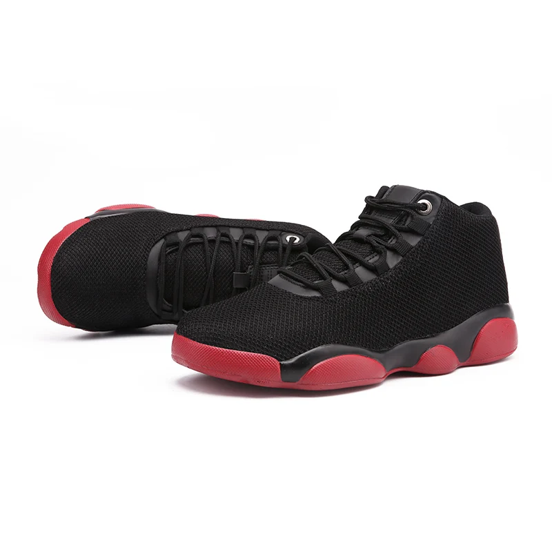 Новинка, брендовые Ретро баскетбольные кроссовки Bakset Homme, мужские кроссовки для фитнеса, спортзала, спортивная обувь, мужская обувь Jordan - Цвет: Black Red