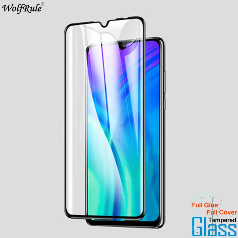 Для стекла Huawei Honor 20 Lite Защитная пленка для экрана с полным клеем закаленное