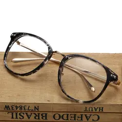 2016 Ретро ультралегкие очки металлические ножки корейской версии литературной frame зеркало тенденция плоские зеркальные очки Z1D1-Z1D27