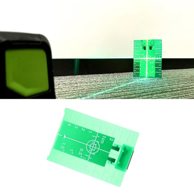 Cheap Magnetic Green Target Plate For Rotary Cross Line Laser Level Distance Measurer S04 Drop ship Cheap Magnetic Green Target Plate For Rotary Cross Line Laser Level Distance Measurer S04 Drop ship