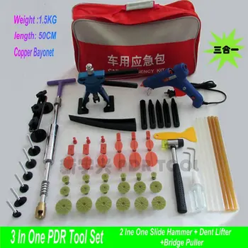Price Heavy Knight PDR Tools Kit Paintless Dent Repair Tools Set Car Dent Repair Tool Set Dent Puller Set Tools Bag PDR Tabs