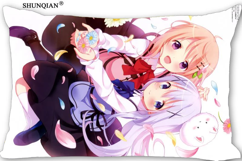 Новое поступление на заказ Gochuumon wa Усаги Desu ka наволочка более Размеры