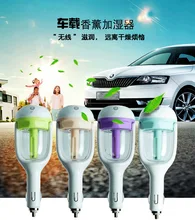 WT01-3,free shipping,12V Mini Car Steam Humidifier Air Purifier Aroma Aromatherapy Essential Oil Diffuser Mist Maker Mini Fogger