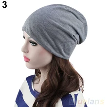 Fashion Women’s Men’s Winter Solid Baggy Hat Slouch Crochet Knit Hip-Hop Beanie Ski Hat Cap