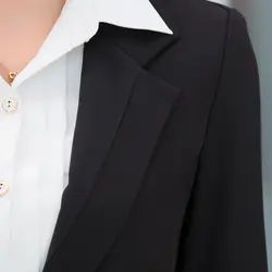 Корейский стиль ПР Бизнес Костюмы интервью Бизнес одежда с длинным рукавом платье костюм
