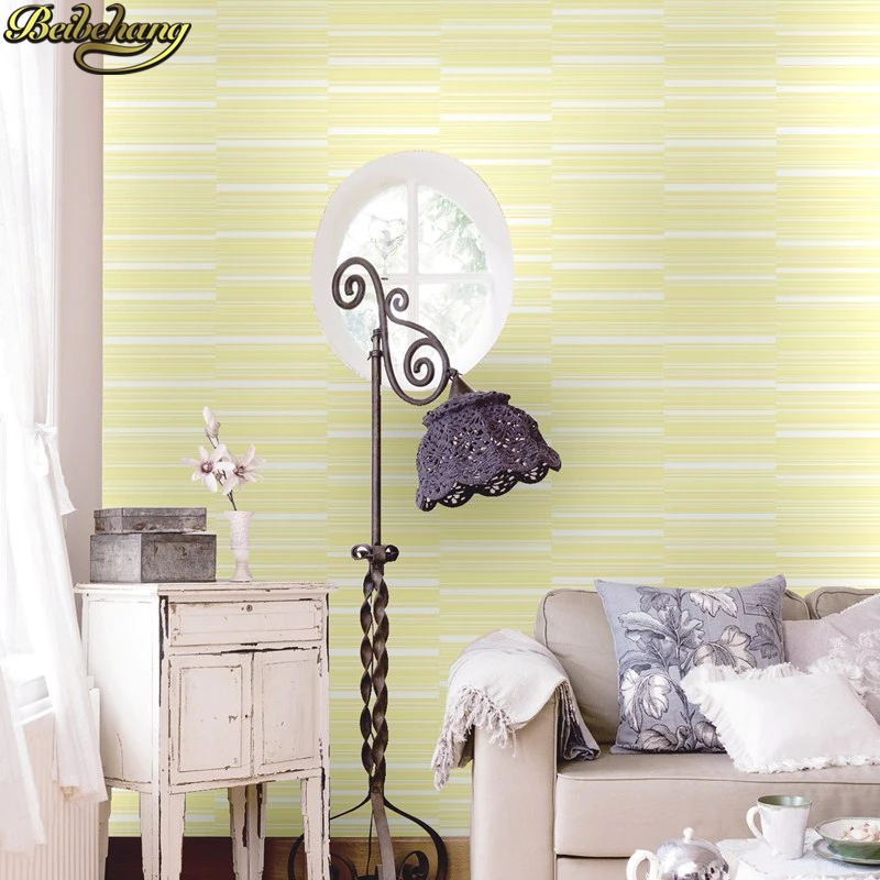 Papel De Pared Beibehang Pune Nostalgico Retro Irregular Rayas