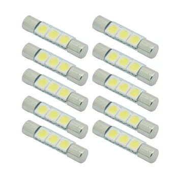 

10 Pcs lumiline lamp Canbus 31mm 3 SMD LED Reading Lamps Trunk Light Illuminated Reading Light Car
