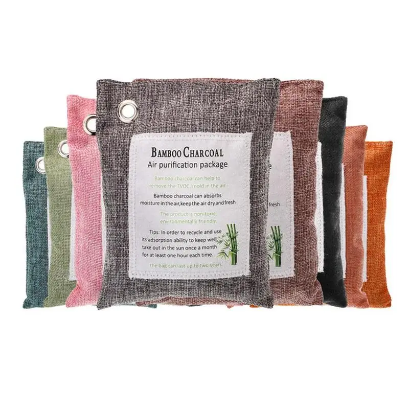 

Active Bamboo Charcoal Bag To Remove Formaldehyde Household Natural Air Purifying Odor Eliminator For Cleanning Air