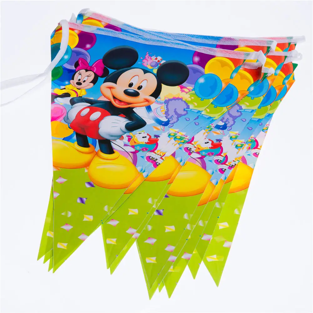 

Mickey theme pennant child's birthday party party decoration theme event family theme party