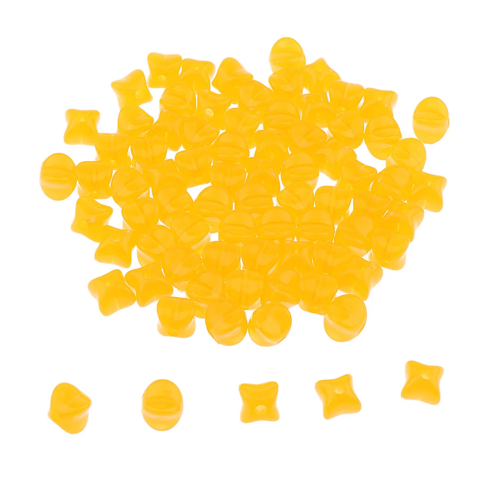 100g Square Jelly Shape Sew on Beads Acrylic for Clothes Bags Hats Sewing