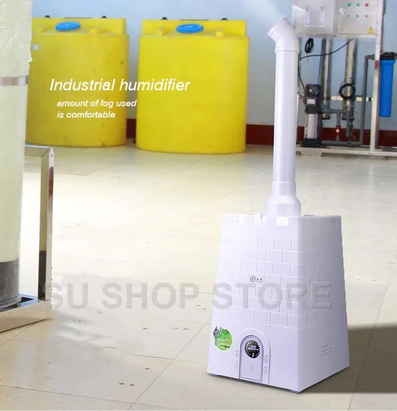Industrial Air Ultrasonic humidifier Mute Commercial Supermarket Vegetables Mist Maker 8.8L Fogger Spray Anion Humidifiers