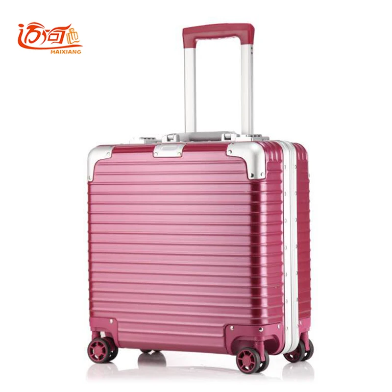 

18 Inch Maleta Cabina Sac Voyages A Roues Travel Suitcase Aluminium Trolley Valigia Alluminio Travel Luggage Carry On Luggage Ro