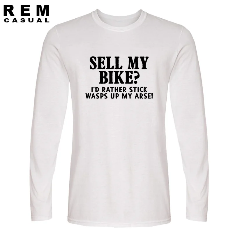 T Shirt A Manches Longues Pour Hommes Decontracte Et Humoristique Mon Motard Blague Cadeau D Anniversaire Moto Cycle De Montagne Aliexpress