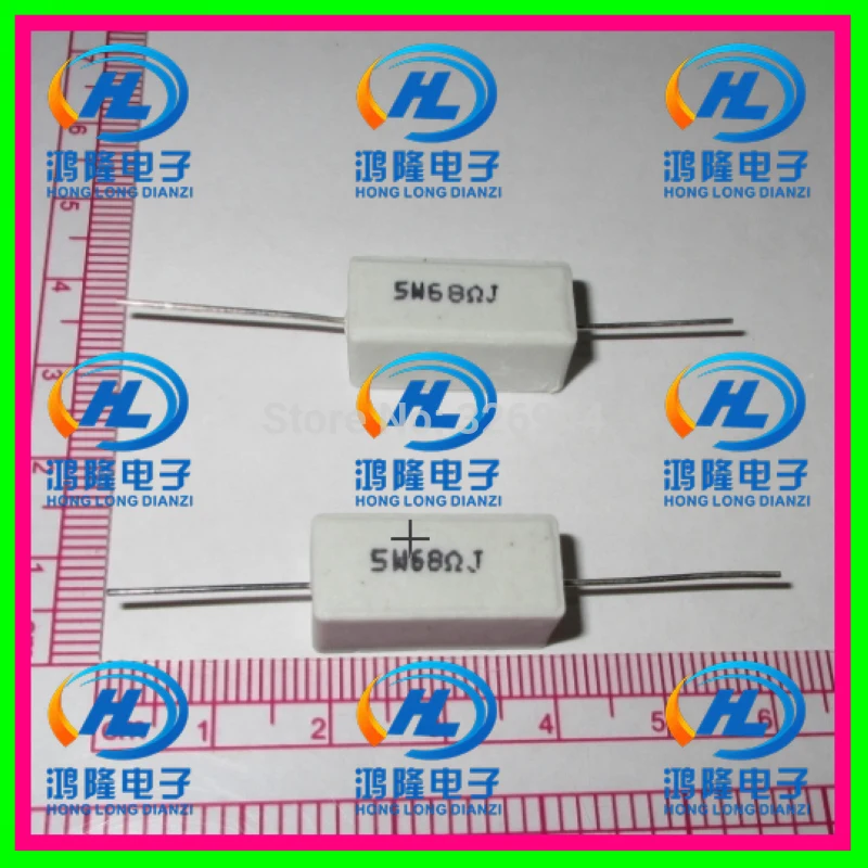 

(10pcs/lot) 5W 68 ohm +/-5% / 5W 68 ohm 5% / 5W 68RJ
