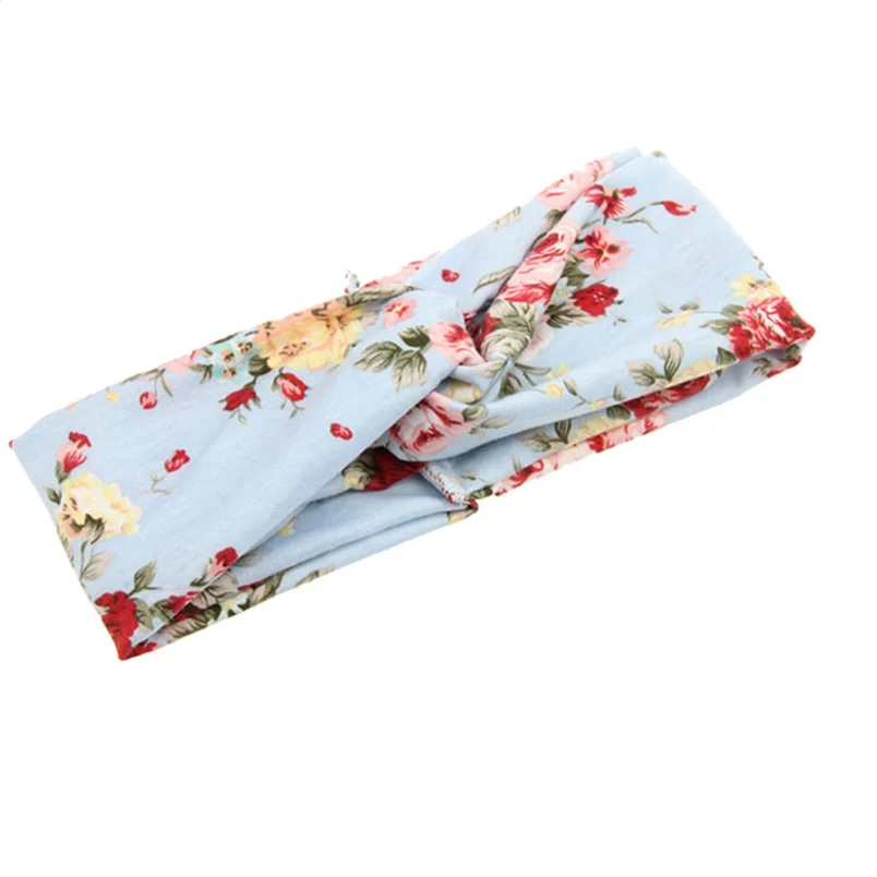 Fashion Ladies Twist Knot Pattern Headband Elastic Head Wrap Turban Hair Band Flower Accessories Hair Band Free Shipping F#K28 (3)
