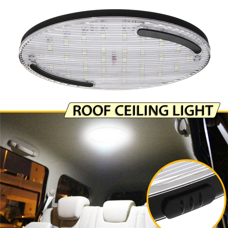 

12W 12V 30LED Interior Dome Light for Car Interior LED Roof Ceiling Reading Light for Boat RV Truck LED Ceiling Light
