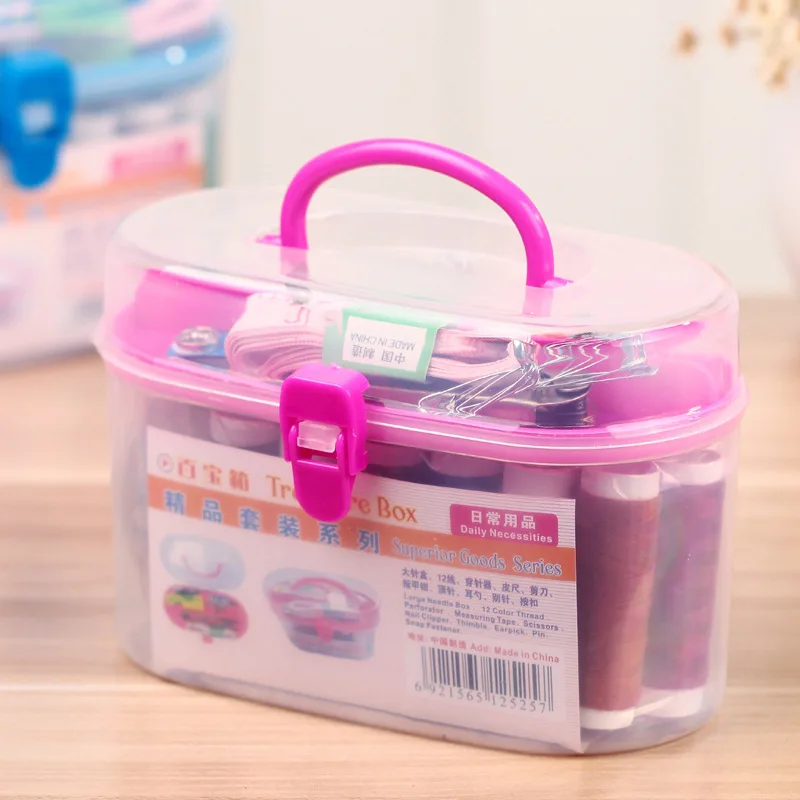 

Ellipse Sewing Box Suit Household Sewing Use Family Department Store Tool Sewing Kit