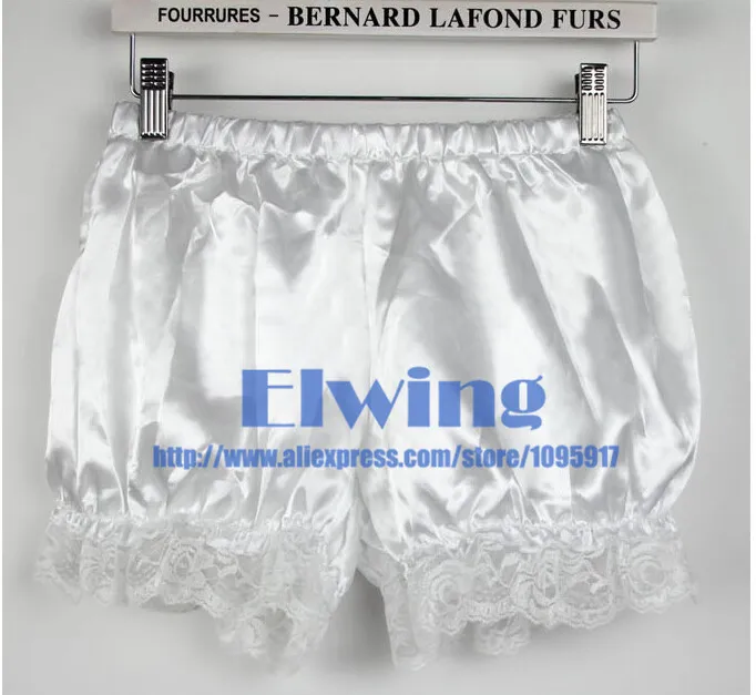 Атласные панталоны для женщин(4 цвета - Цвет: White