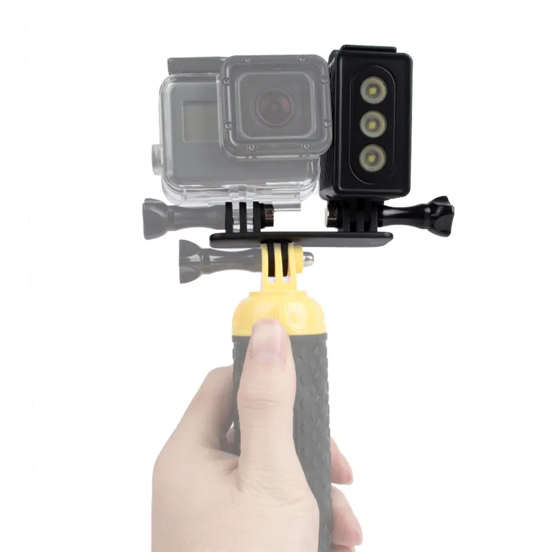 

For Gopro Hero 5 4 3+ 3 Underwater Photography Diving Lights Waterproof LED Flash Light Spot Lamp for Xiaomi Yi action Camera