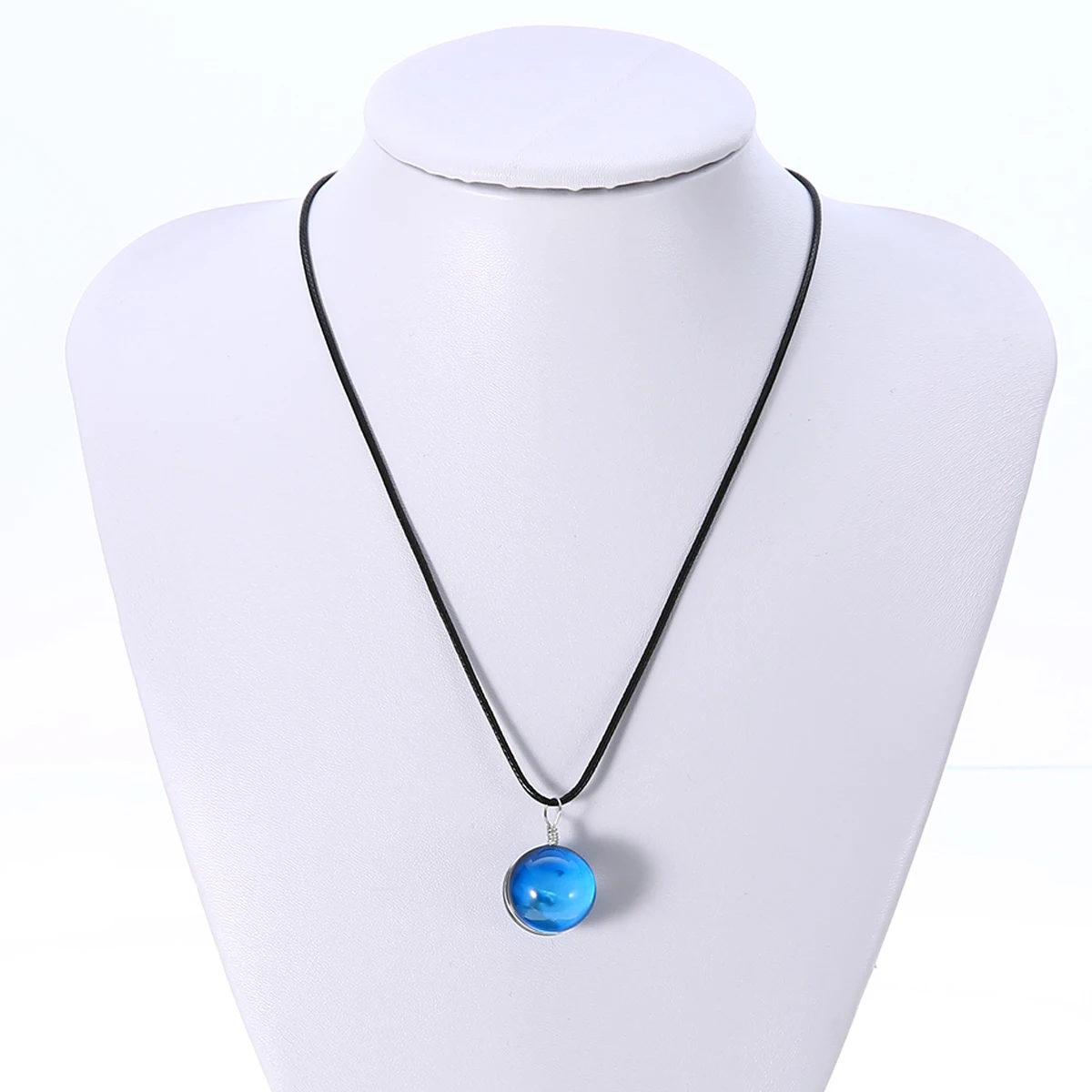10Style Unisex Dreamy Glass Ball Necklace Shellhard Nebula Space Star Universe Galaxy Pattern Pendant Necklace Femme Jewelry