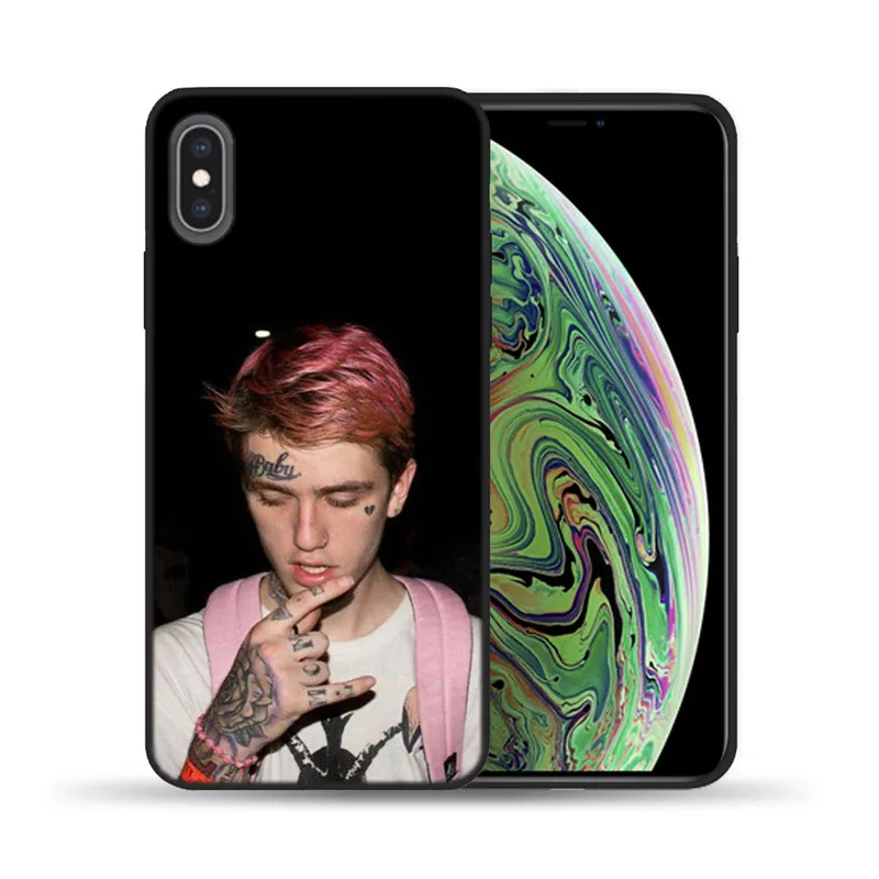 Rap Singer Lil Peep Xxxtentacion Мягкий чехол из ТПУ для iPhone 11 Pro Max X XS XR XS MAX 7 8 6S 6plus 5 5S SE силиконовый чехол s - Цвет: 17